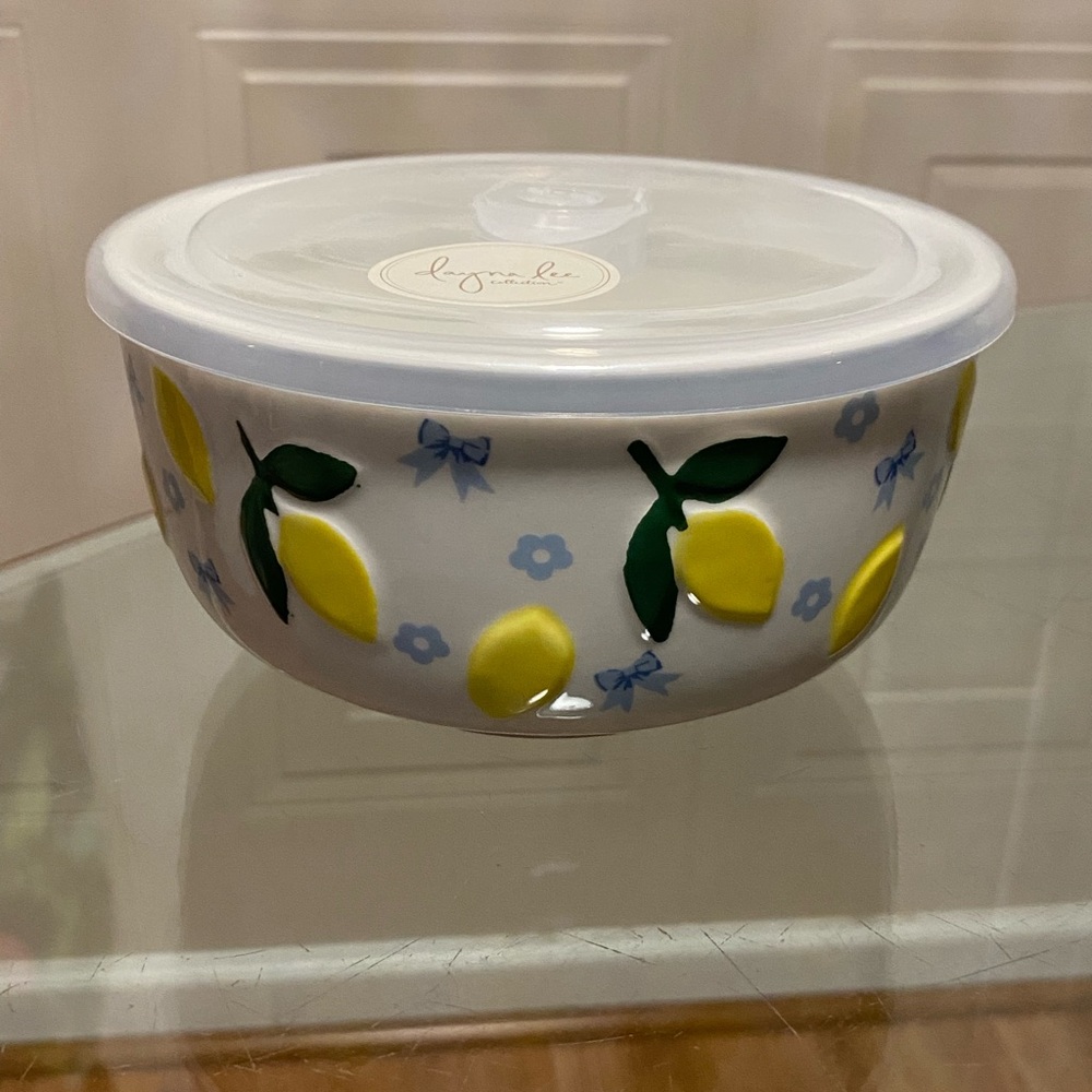 - - - Brand New Dayna Lee Collection Bowl For Microwave Use Dial Vent To O…